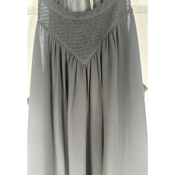 Torrid Black Blouse with Flowy Design - Picture 6 of 9